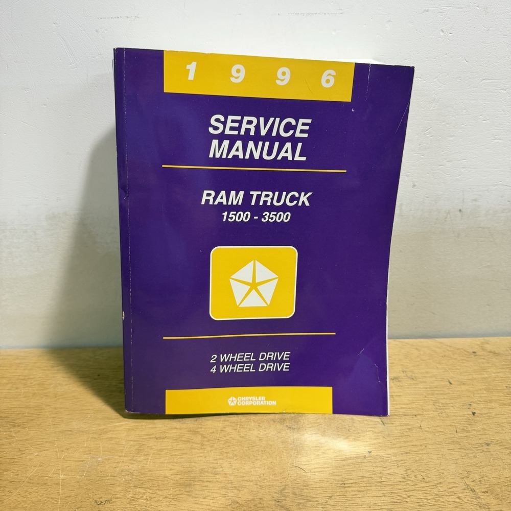 1996 Dodge Ram Truck 1500 2500 3500 Service Manual Chrysler 2WD 4WD BR